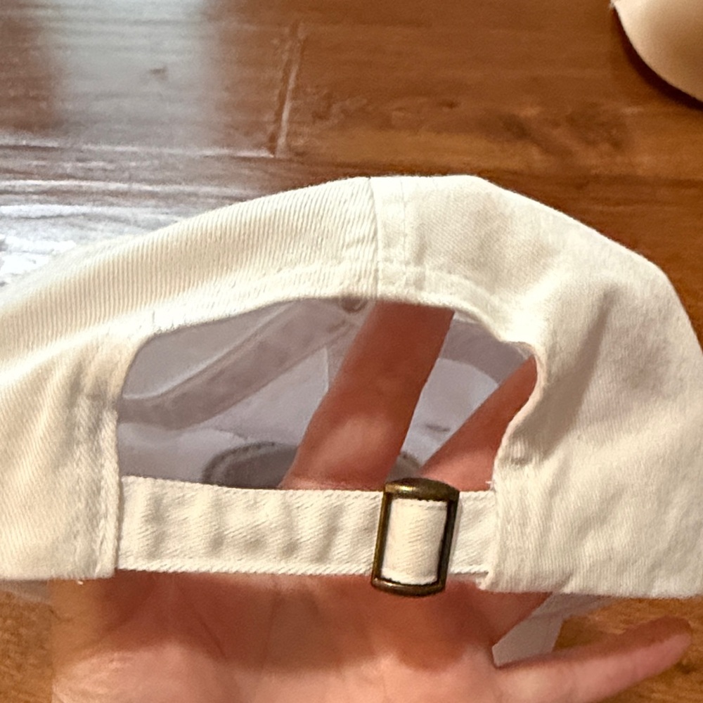 White Baseball Cap with 813 Patch - Picture 3 of 4